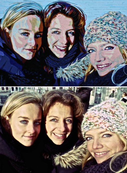 "Zusjes" (75 CM X 110 CM)